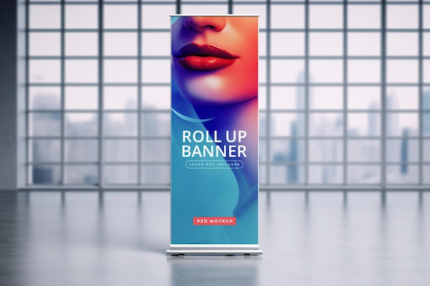 Mockup de banner roll up