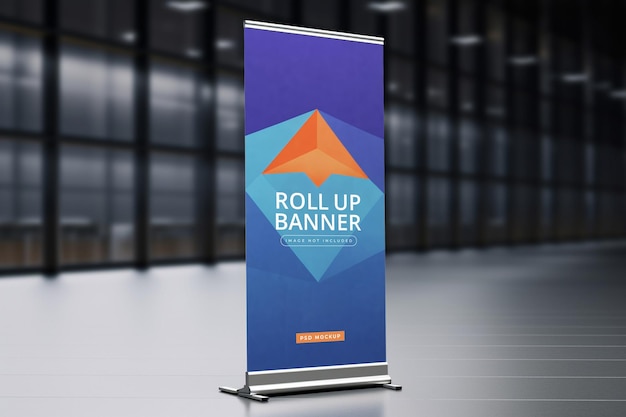 Mockup de banner roll up
