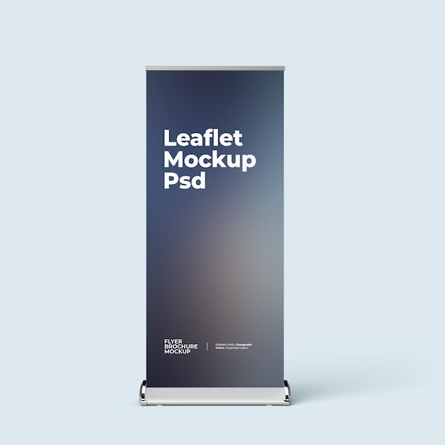 Mockup de bannière roulante pour le marketing et les promotions