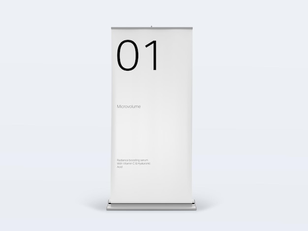 Mockup de bannière verticale pour la publicité