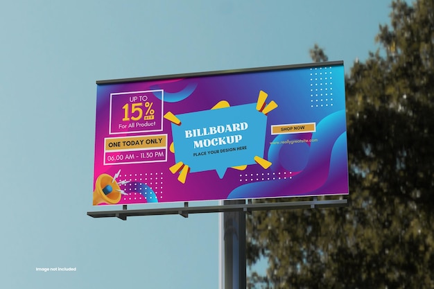 PSD mockup billboard