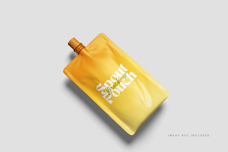 PSD mockup de la bolsa de la boquilla