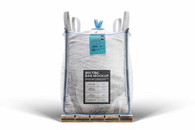 Mockup de la bolsa grande de la FIBC