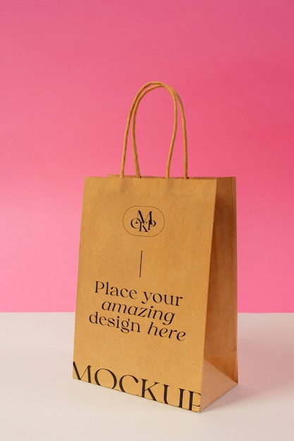 Mockup de bolsa de papel