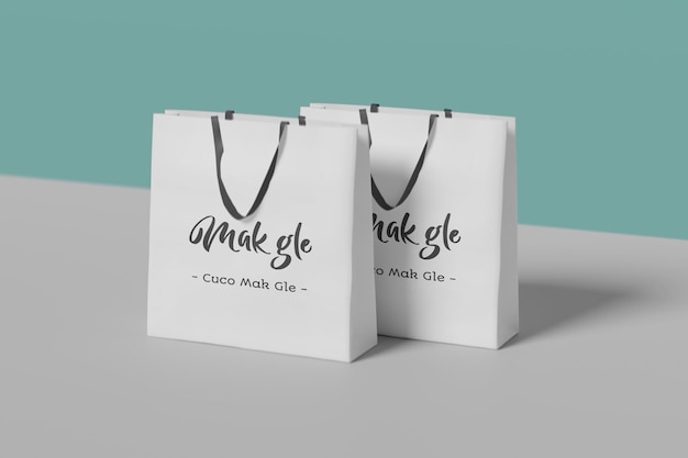 Mockup de bolsa de papel