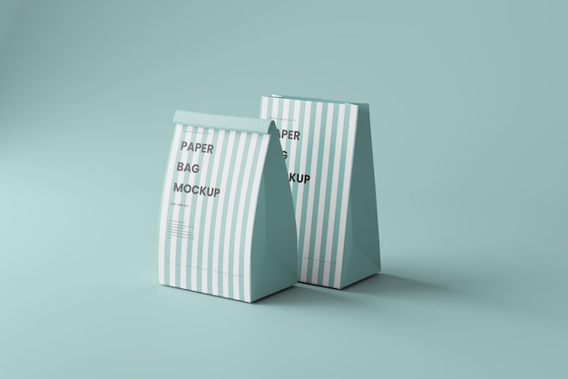 Mockup de bolsa de papel