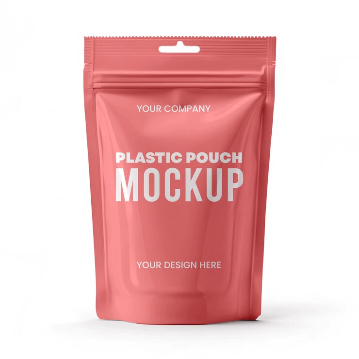 Mockup de la bolsa de plástico PSD