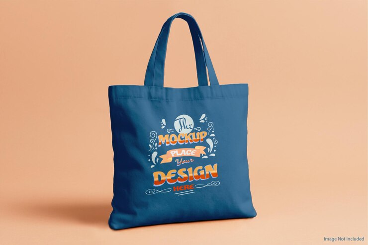 Mockup de bolsa de Tote para la colocación del diseño