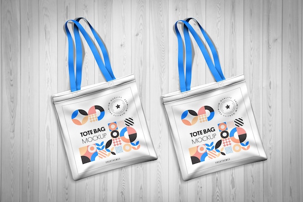 Mockup de la bolsa de tote