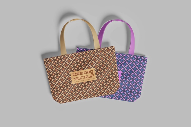 Mockup de la bolsa de Tote