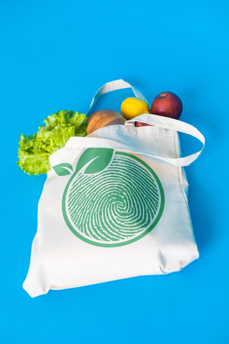 PSD mockup de la bolsa de tote