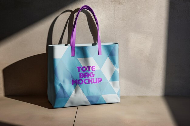 PSD mockup de la bolsa de tote