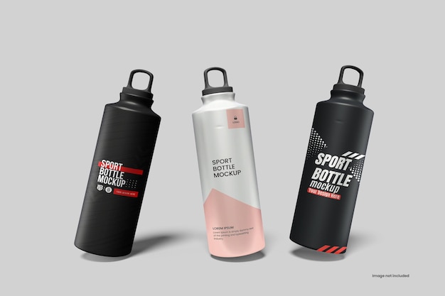 Mockup de la botella deportiva