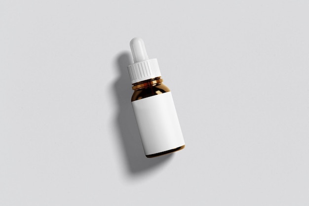 Mockup de la botella de gotero