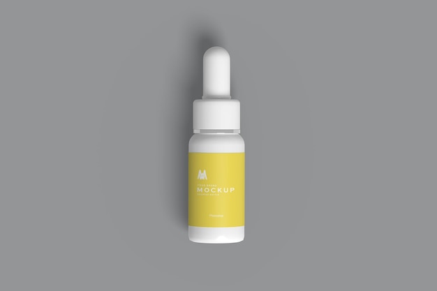 Mockup de la botella de gotero