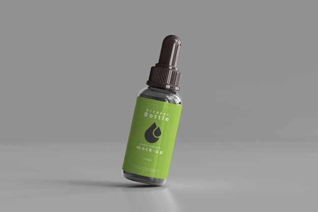 Mockup de la botella de gotero
