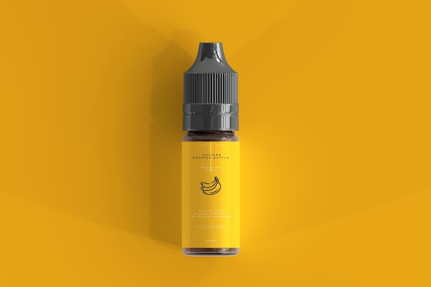 Mockup de la botella de gotero