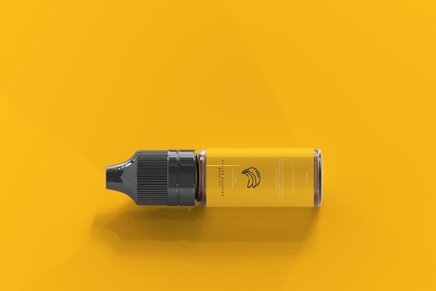 Mockup de la botella de gotero