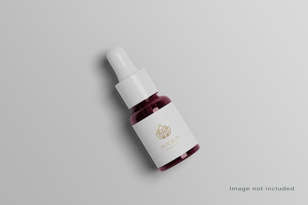 Mockup de la botella de gotero