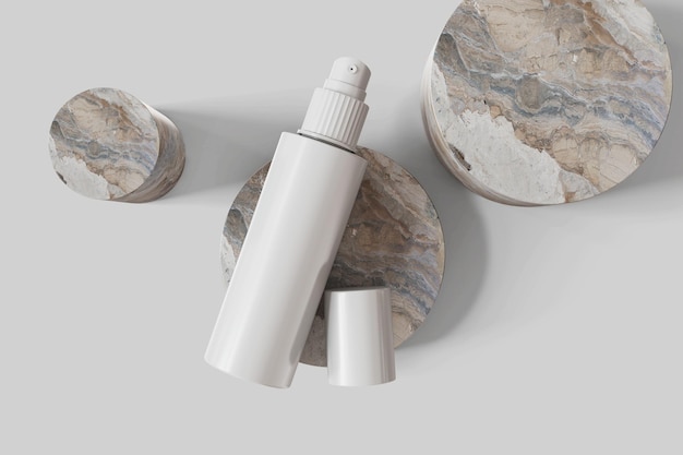 Mockup de botella de spray