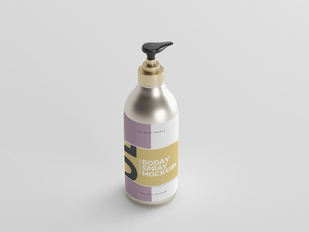 Mockup de botella de spray