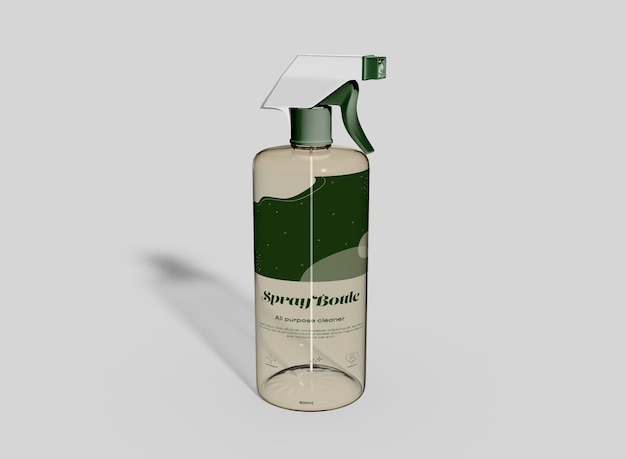 Mockup de botella de spray