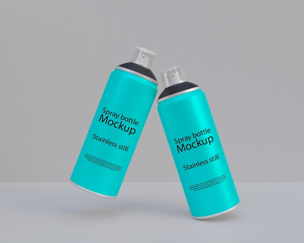 Mockup de botella de spray