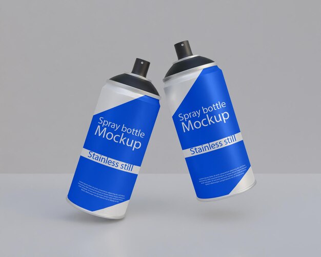 Mockup de botella de spray