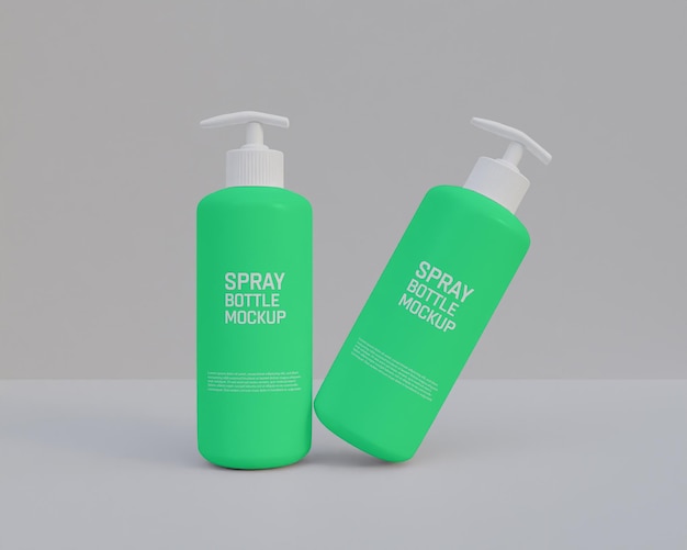 Mockup de botella de spray