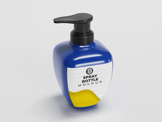 Mockup de botella de spray