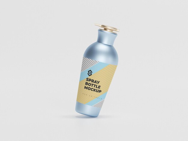 Mockup de botella de spray