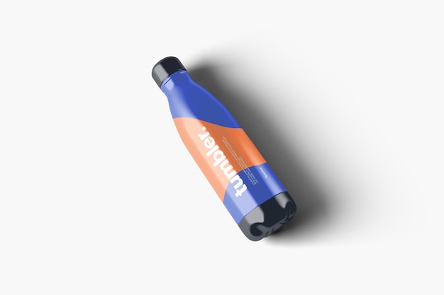 PSD mockup de la botella de tumbler