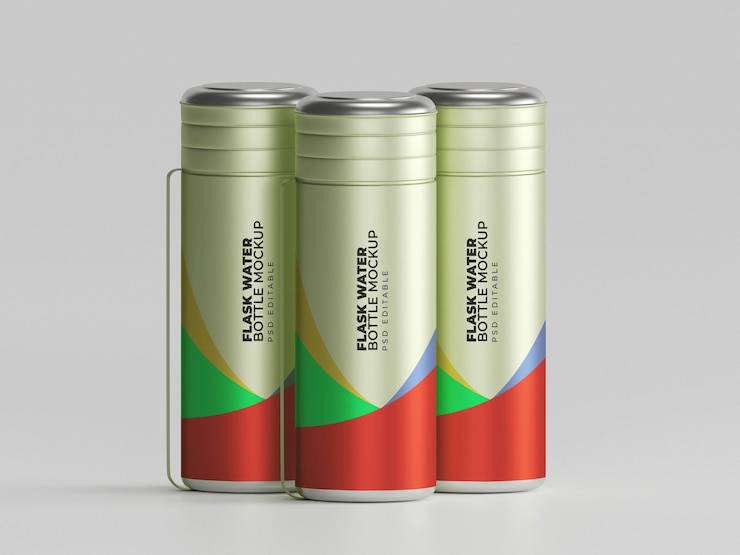 PSD mockup botol air olahraga