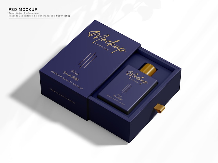 PSD mockup botol parfum