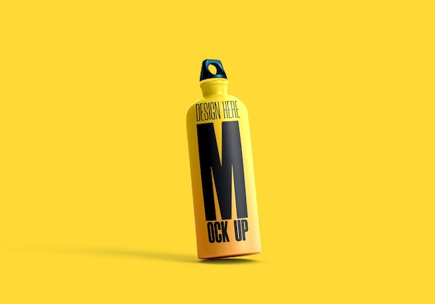 Mockup bottiglia d'acqua