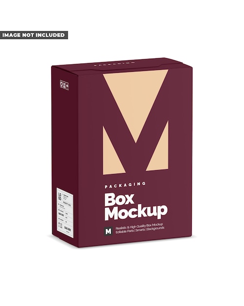 PSD mockup de caja de papel