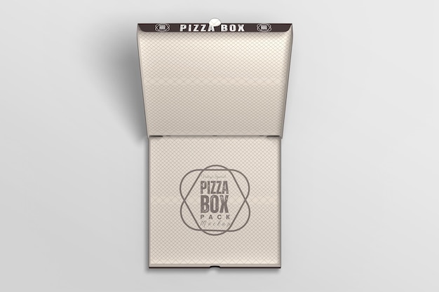 Mockup de caja de pizza