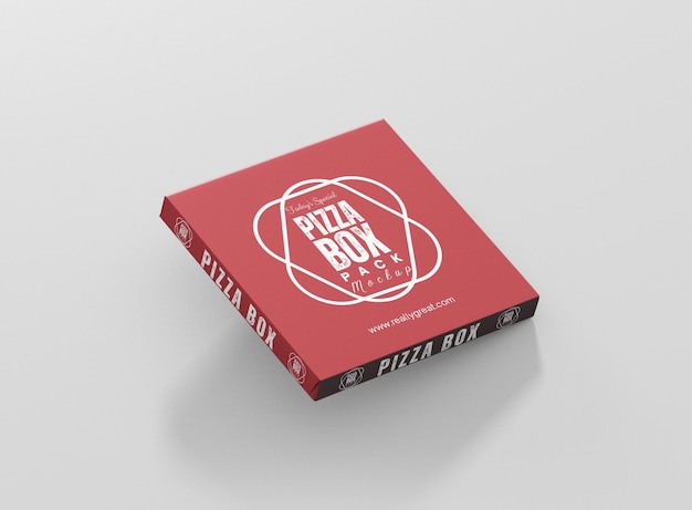 Mockup de caja de pizza