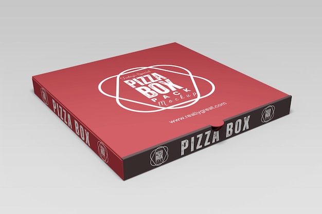 Mockup de caja de pizza