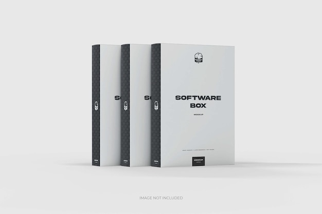 Mockup de la caja de software