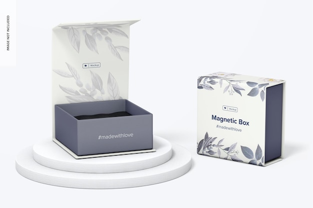 Mockup de Cajas Magnéticas, Perspectiva