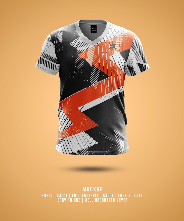 PSD mockup camicia casual oggetto intelligente completamente modificabile