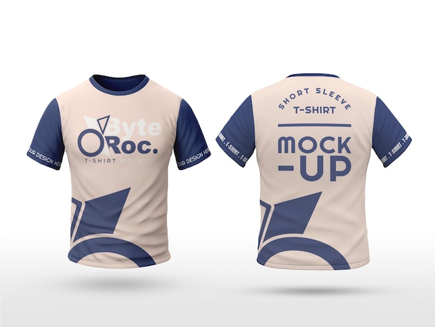 Mockup de camiseta 3D para animación de video