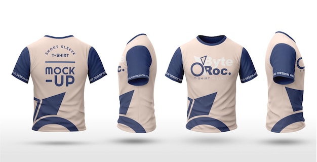 Mockup de camiseta 3D para animación de video