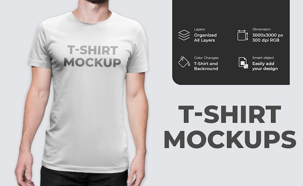 Mockup de camiseta