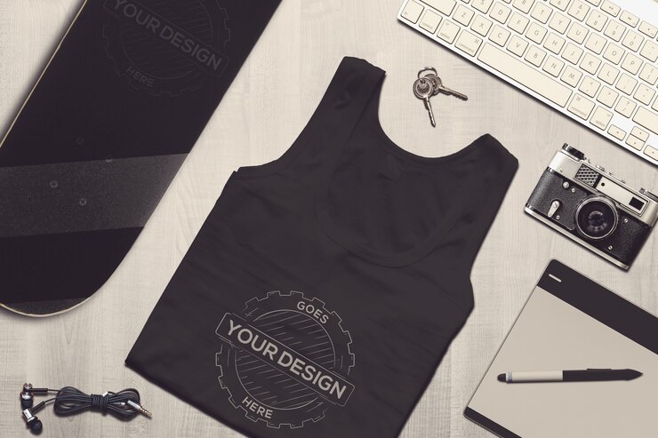 PSD mockup de camiseta