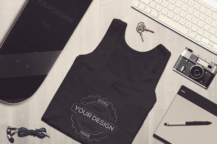 PSD mockup de camiseta