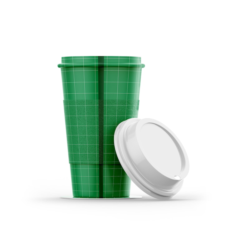 PSD mockup cangkir kopi