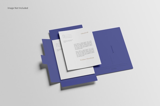 Mockup de la carpeta