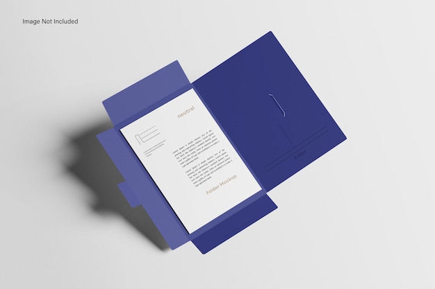 Mockup de la carpeta